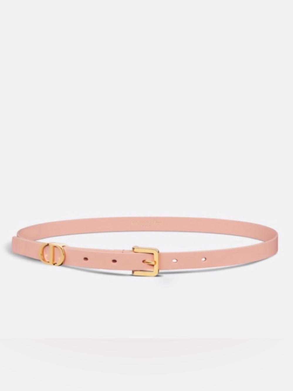 Dior Rose Clair 30 Montaigne Loop Belt 75 CM